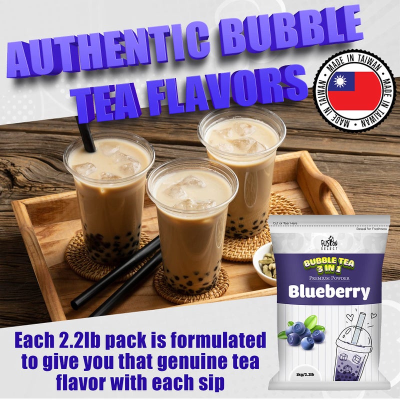 Fusion Select 2.2lb Boba Tea Powder Watermelon Bubble Tea Flavored-3-in-1 Drink Powder with Cream & Sugar - Instant Pre-Mixed Beverage for Hot or Cold Blends or Yummy Frappes - Image 5